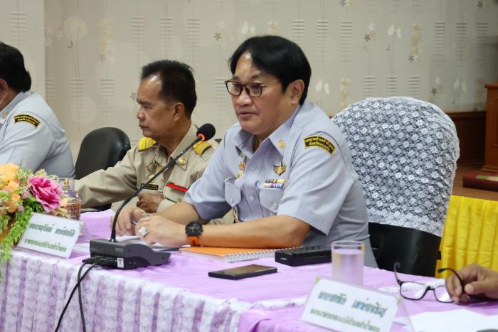 ประชุมประจำเดือน คณะผู้บริหาร พนักงานเทศบาล พนักงานจ้างเทศบาลตำบลลำน้ำพอง ประจำเดือน สิงหาคม ๒๕๖๗